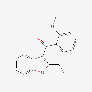 2-Ethyl-3-(o-anisoyl)benzofuran