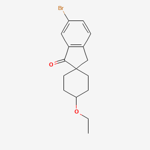 6'-bromo-4-ethoxyspiro[cyclohexane-1,2'-inden]-1'(3'H)-one