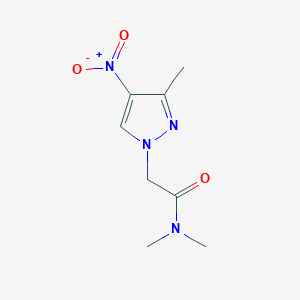N,N-Dimethyl-2-(3-methyl-4-nitro-pyrazol-1-yl)-acetamide
