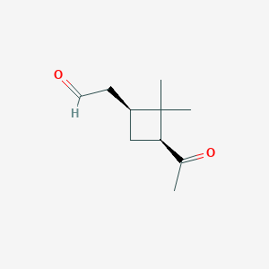 2-((1S,3S)-3-acetyl-2,2-dimethylcyclobutyl)acetaldehyde