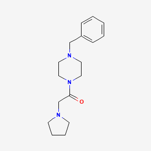 4-Benzyl-1-(2-pyrrolidino-1-oxoethyl)piperazine