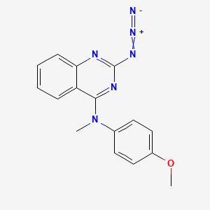 4-Quinazolinamine, 2-azido-N-(4-methoxyphenyl)-N-methyl-
