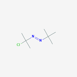 molecular formula C7H15ClN2 B8544339 2-t-Butylazo-2-chloropropane CAS No. 55296-56-5