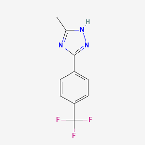 5-Methyl-3-(4-trifluoromethylphenyl)-1H-[1,2,4]triazole