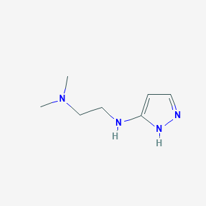 molecular formula C7H14N4 B8544474 N1,N1-dimethyl-N2-(1H-pyrazol-3-yl)ethane-1,2-diamine 