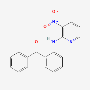 {2-[(3-Nitropyridin-2-yl)amino]phenyl}(phenyl)methanone