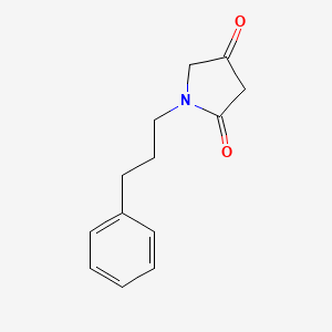 1-(3-Phenylpropyl)-1H-pyrrole-2,4-dione