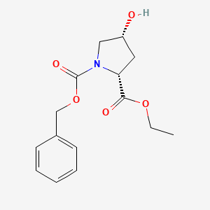 1-Benzyl 2-ethyl (2R,4R)-4-hydroxypyrrolidine-1,2-dicarboxylate
