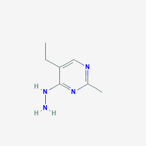 5-Ethyl-4-hydrazinyl-2-methylpyrimidine