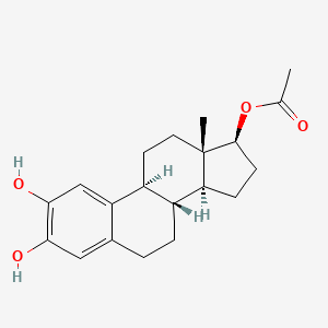 molecular formula C20H26O4 B8544588 2-Hydroxyestradiol 17-acetate CAS No. 23463-05-0
