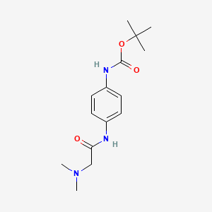 Tert-butyl 4-(2-(dimethylamino)acetamido)phenylcarbamate