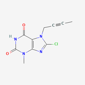 7-(But-2-YN-1-YL)-8-chloro-3-methyl-3,7-dihydro-1H-purine-2,6-dione