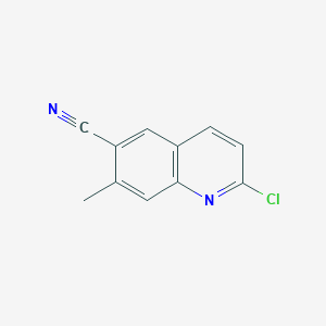 2-Chloro-7-methylquinoline-6-carbonitrile