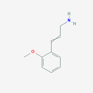 molecular formula C10H13NO B8544940 3-(2-Methoxyphenyl)-allylamine 