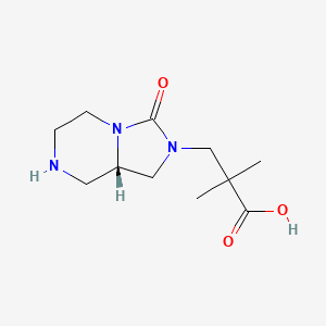 (S)-2,2-Dimethyl-3-(3-oxohexahydroimidazo[1,5-a]pyrazin-2(3H)-yl)propanoic acid