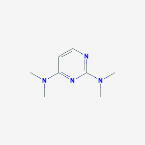 molecular formula C8H14N4 B085451 2,4-Bis(dimethylamino)pyrimidine CAS No. 1076-94-4