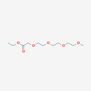 molecular formula C11H22O6 B8545181 Ethyl 2,5,8,11-tetraoxatridecan-13-oate 