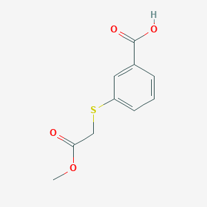 3-[(Methoxycarbonyl)methylthio]benzoic Acid