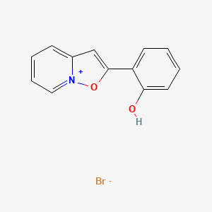2-(2-Hydroxyphenyl)[1,2]oxazolo[2,3-a]pyridin-8-ium bromide