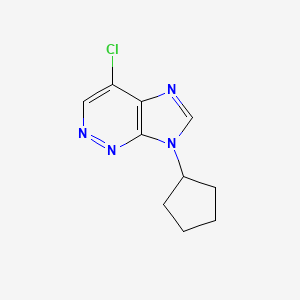 4-Chloro-7-cyclopentyl-7H-imidazo[4,5-c]pyridazine