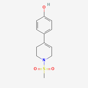 4-(1-Methanesulfonyl-1,2,3,6-tetrahydro-pyridin-4-yl)-phenol