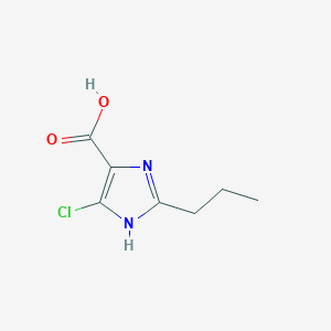 4-chloro-2-propyl-1H-imidazole-5-carboxylic acid