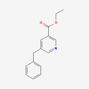 molecular formula C15H15NO2 B8545530 Ethyl 5-benzylnicotinate 