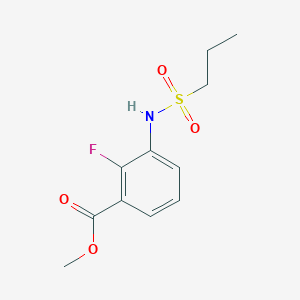 2-Fluoro-3-(propane-1-sulfonylamino)-benzoic acid methyl ester