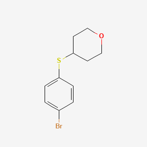 4-(4-Bromophenyl)sulfanyltetrahydropyran