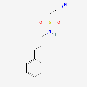 (3-Phenyl-n-propyl)aminosulfonylacetonitrile