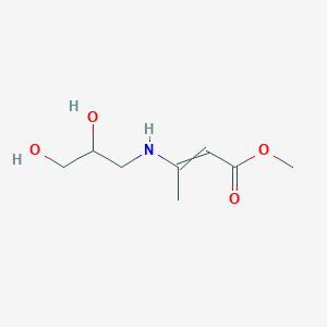 Methyl 3-[(2,3-dihydroxypropyl)amino]but-2-enoate
