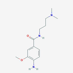 4-amino-N-(3-dimethylamino-propyl)-3-methoxy-benzamide