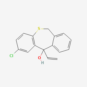Dibenzo[b,E]thiepin-11-ol, 2-chloro-11-ethenyl-