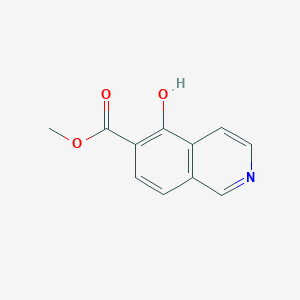 molecular formula C11H9NO3 B8545818 Methyl 5-hydroxyisoquinoline-6-carboxylate 