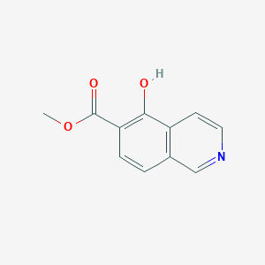 5-Hydroxy-6-isoquinolinecarboxylic acid methyl ester