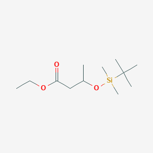 Ethyl 3-[tert-butyl(dimethyl)silyl]oxybutanoate