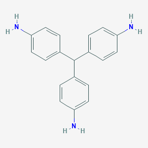 molecular formula C19H19N3 B008546 Tris(4-aminophenyl)methane CAS No. 548-61-8
