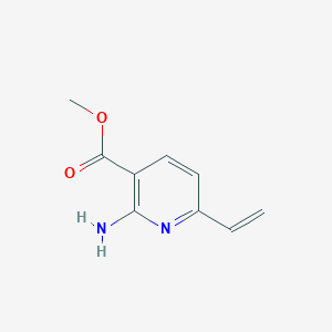 2-Amino-6-vinyl-nicotinic acid methyl ester