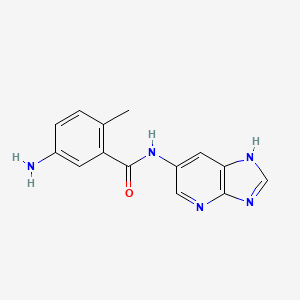 Benzamide,5-amino-n-3h-imidazo[4,5-b]pyridin-6-yl-2-methyl-
