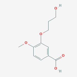 3-(3-Hydroxypropoxy)-4-methoxybenzoic acid