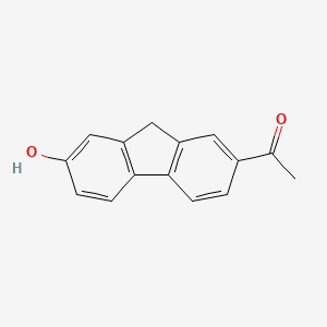 molecular formula C15H12O2 B8546054 2-Acetyl-7-hydroxyfluorene 