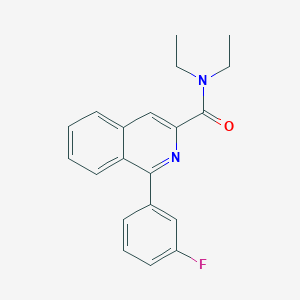 N,N-Diethyl-1-(3-fluorophenyl)isoquinoline-3-carboxamide