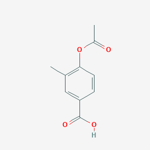 molecular formula C10H10O4 B8546145 4-Acetoxy-3-methylbenzoic acid 