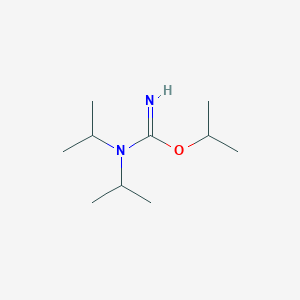 molecular formula C10H22N2O B8546147 Isopropyl diisopropylcarbamimidate 