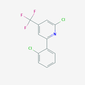 2-Chloro-6-(2-chlorophenyl)-4-(trifluoromethyl)pyridine