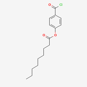 4-(Chlorocarbonyl)phenyl nonanoate