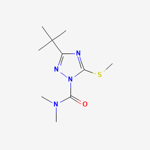1H-1,2,4-Triazole-1-carboxamide, 3-tert-butyl-N,N-dimethyl-5-(methylthio)-