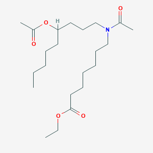 Ethyl 7-{acetyl[4-(acetyloxy)nonyl]amino}heptanoate
