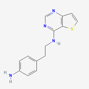 [2-(4-Amino-phenyl)-ethyl]-thieno[3,2-d]pyrimidin-4-yl-amine