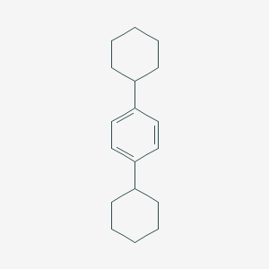 molecular formula C18H26 B085463 1,4-Dicyclohexylbenzene CAS No. 1087-02-1